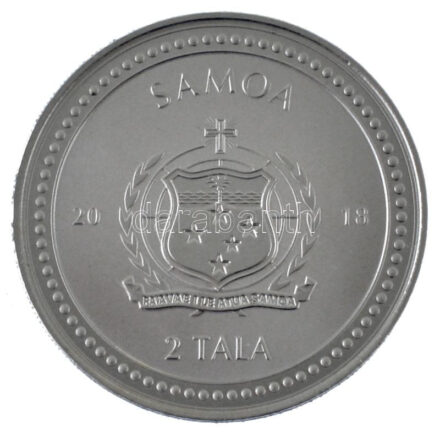 Samoa 2019. 2T Ag 'Tengeri csikó' T:PP Samoa 2019. 2 Tala Ag 'Seahorse' C:PP Krause KM#469