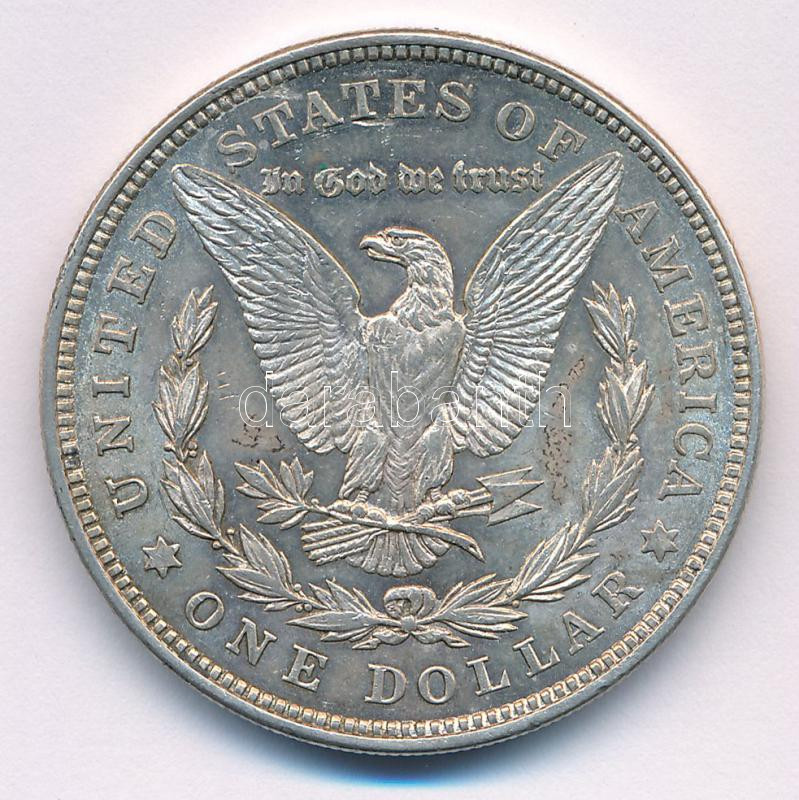 Amerikai Egyesült Államok 1921. 1$ Ag 'Morgan' T:XF kis ph. USA 1921. 1 Dollar Ag 'Morgan' C:XF small edge error Krause KM#110 - Image 2