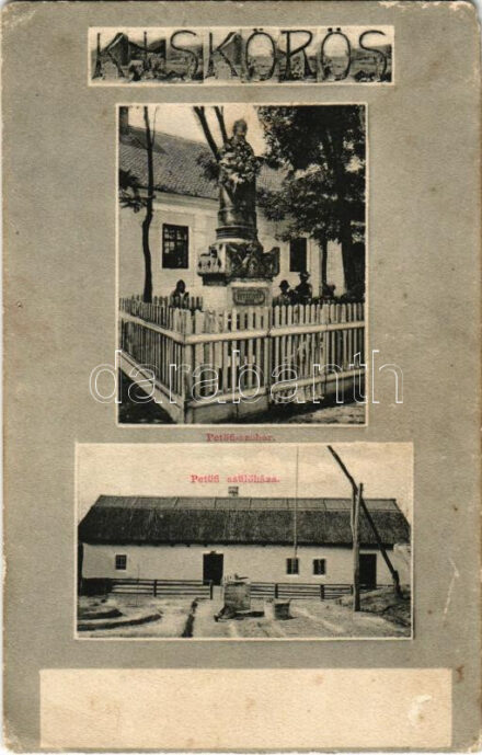 Kiskőrös, Petőfi szobor és szülőháza (EK)