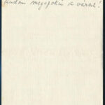 cca 1933-35 2 db Maly Ferenc által Sárdy Brutus (1892-1970) restaurátornak küldött levél, az egyikben a Rómaifürdőről való elköltözését taglalja. - Image 3