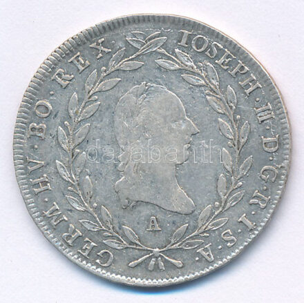 Ausztria 1783A 20Kr Ag 'II. József' T:XF,VF Austria 1783A 20 Kreuzer Ag 'Franz II' C:XF,VF