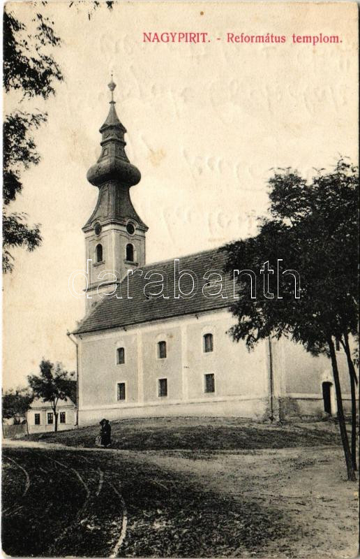 Nagypirit (Veszprém), Református templom. Roth Izidor kiadása