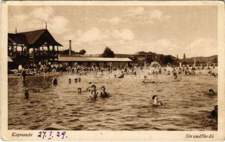 1920 Kaposvár, strandfürdő (EK)