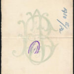 1900 Kolozsvár, jótékony célú jogász bál meghívója, védnök: báró Wesselényi Béláné - Image 2