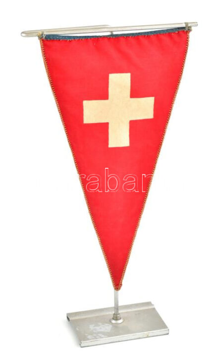 Svájci asztali zászló, m: 26 cm