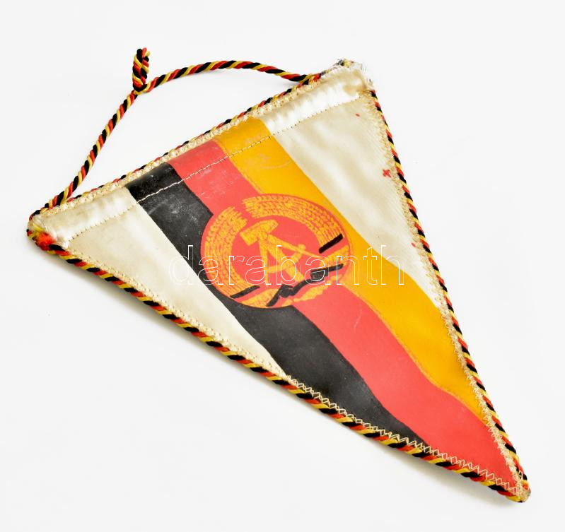 Aeroklub DDR asztali zászló, MALÉV zászlótartón, m: 30 cm - Image 3