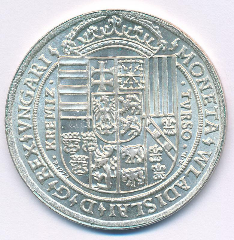 1972. '1506. Tallér 'II. Ulászló' jelzett Ag utánveret emlékérem (18,07g/39mm) T:AU - Image 2