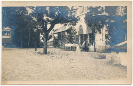 Oroszvár, Rusovce, Karlburg (Pozsony, Pressburg, Bratislava); Gróf Lónyay kastély / castle. photo (non PC) (vágott / cut)