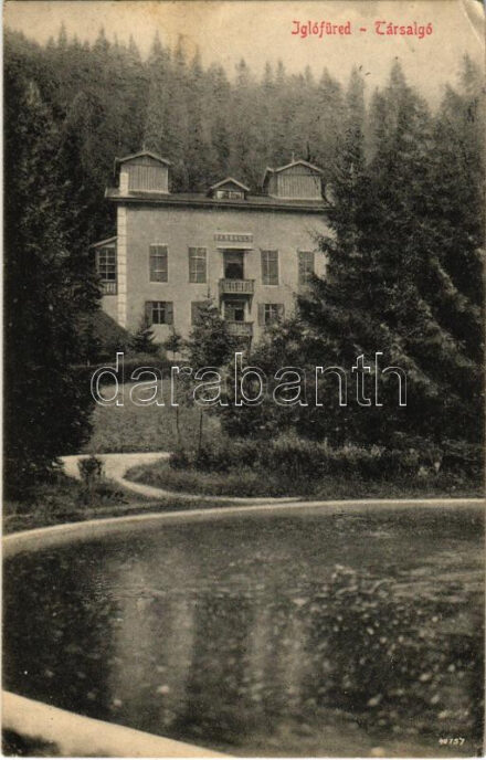 1917 Iglófüred, Bad Zipser Neudorf, Kúpele Spisská Nová Ves; Társalgó / villa (EK)