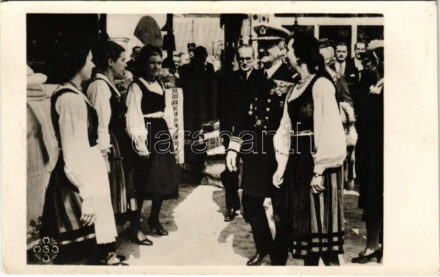 1942 Budapest, Nemzetközi Vásár Háborús vásár. Magyarország Kormányzója megnyitja a Vásárt, Horthy Miklós + So. Stpl