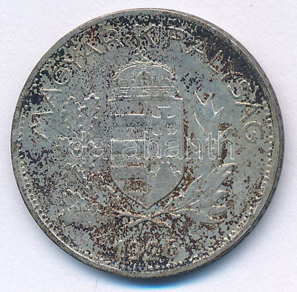 1926. 1P Ag T:VF patina Adamo P6 - Image 2