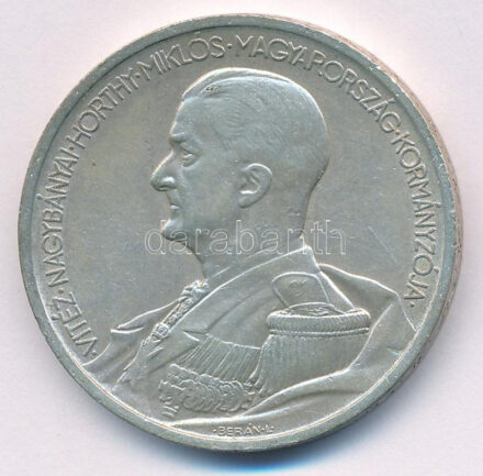 1939. 5P Ag 'Horthy balra' T:AU,XF kis ph, apró ü. Adamo P8.2
