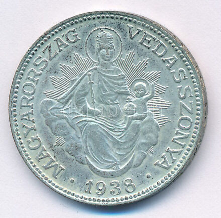 1938. 2P Ag 'Madonna' T:AU patina Adamo P7