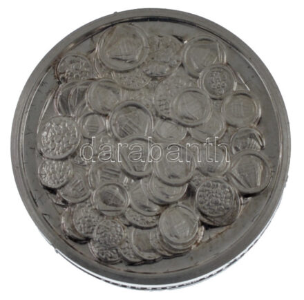 1986. 'Budapest Bank Részvénytársaság' jelzett Ag emlékérem (15,55g/0.999/30mm) T:1 (eredetileg PP) patina