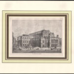 cca 1870-1890 Bécs, 3 db városkép. Rotációs fametszet, papír. Paszpartuban. 19x12,5 cm körüli méretben. - Image 2