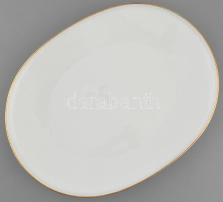 Heinrich Grazie porcelán pecsenyés tál, hibátlan, jelzéssel, h: 40 cm