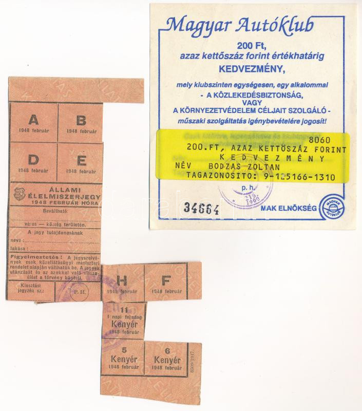4db-os vegyes reklámpénz, utalvány, élelmiszerjegy tétel, közte Salgótarján 2020. 100 Zenthe Forint T:AU-F - Image 3