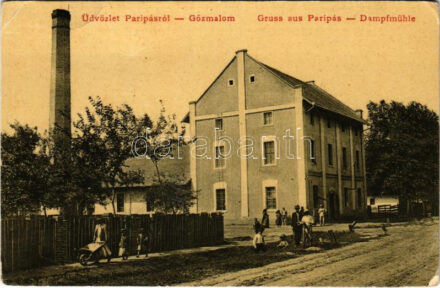 Paripás, Parabuty, Parabutsch, Parabuc, Ratkovo; gőzmalom. W.L. 1984. / Dampfmühle / mill (EK)