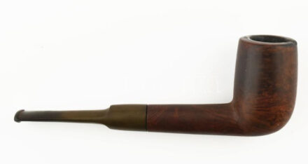 Pipa, jelzett, sérült, h: 14,5 cm