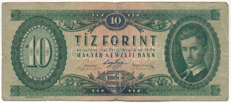 1947. 10Ft 'A 072 075581' T:VG Adamo F2