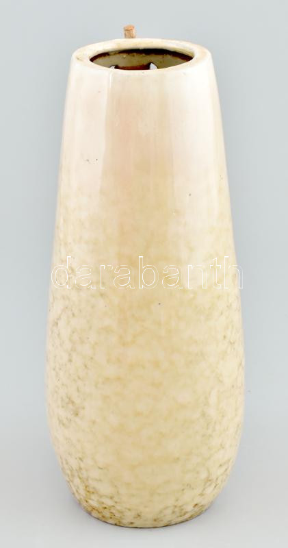 Magyar organikus szárazvirág váza, jelzés nélkül, hibátlan, m: 24 cm - Image 2
