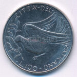 Vatikán 1977. 100L acél T:AU Vatican 1977. 100 Lire steel C:AU
