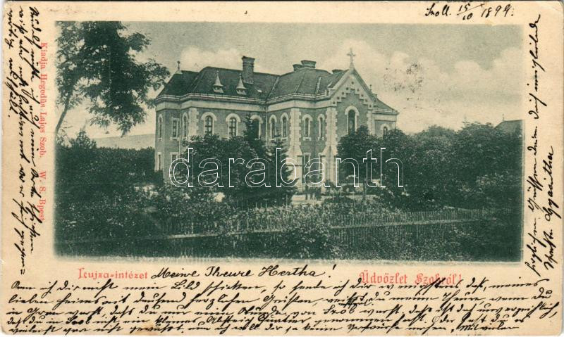 1899 (Vorläufer) Szob, Lujza intézet. Hegedüs Lajos kiadása (EK)
