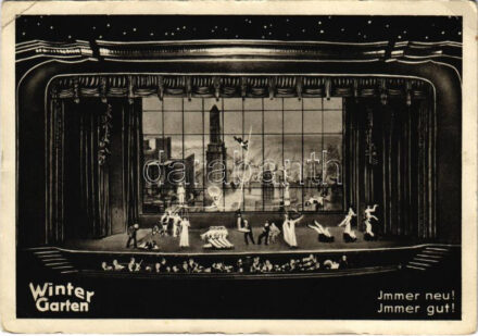 1934 Berlin, Wintergarten. Das führende Varieté! / circus acrobats (EK)