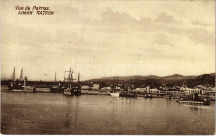 Pátra, Patras; Vue de Patras / general view, port (Rb)