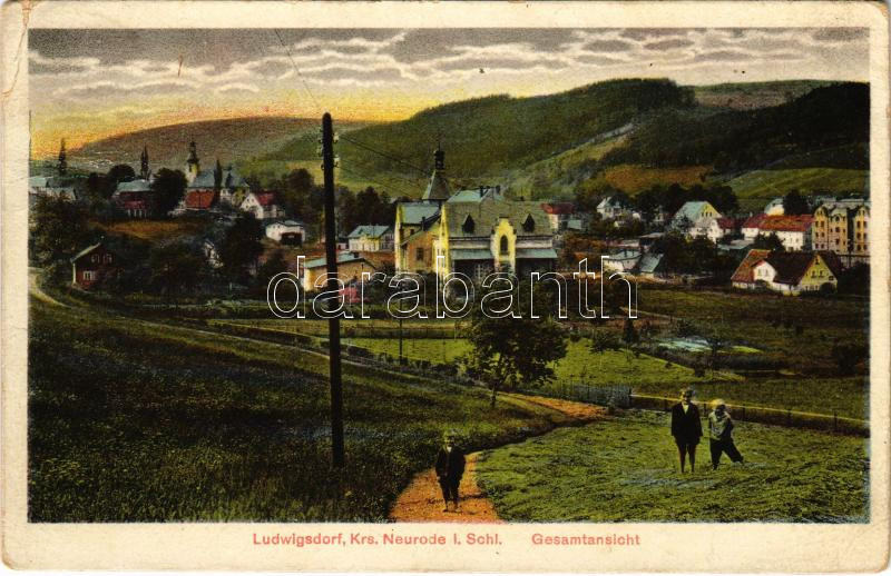 Ludwikowice Klodzkie, Ludwigsdorf; general view (Rb)