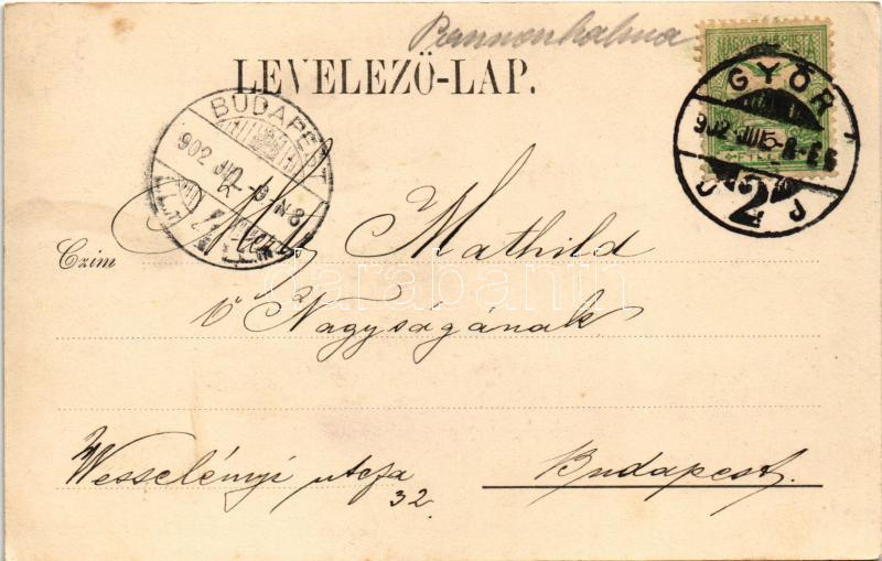 1902 Pannonhalma, Győrszentmárton; Pannonhalma Győr felől (EK) - Image 2
