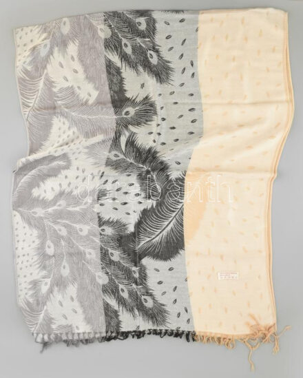 Pávatollas stóla, 70% pasmina, 30% selyem, 60x180cm