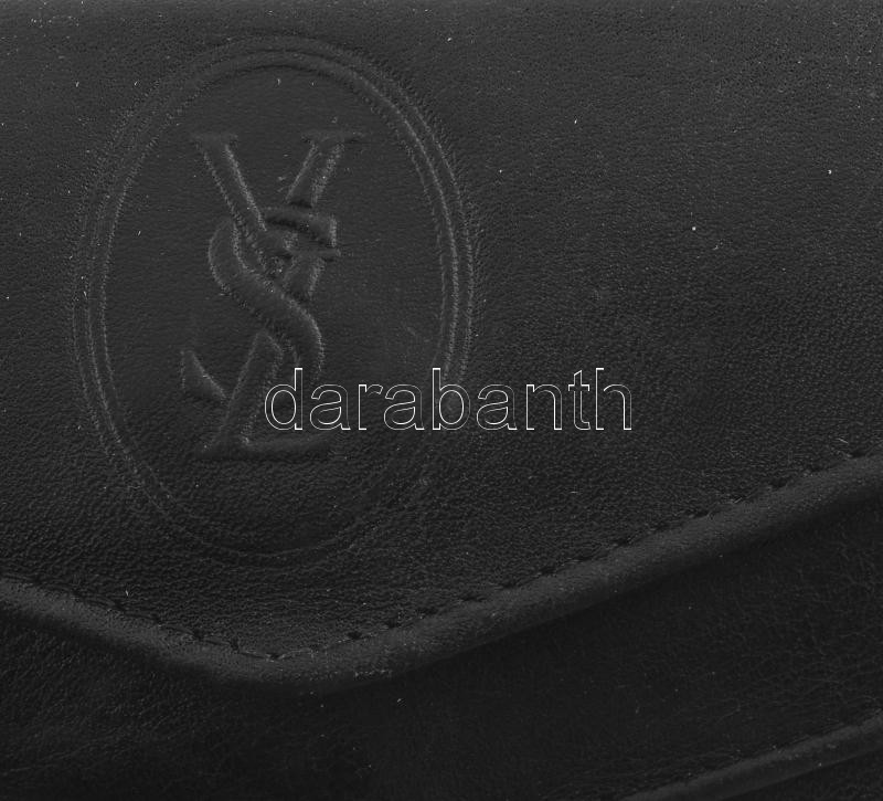 YSL bőr pénztárca, 10x19 cm, kis kopásokkal - Image 2
