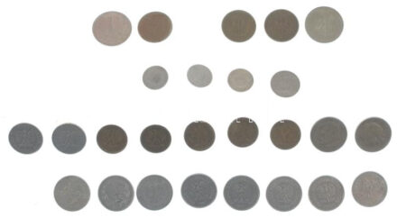 Lengyelország 1949-1987. 26db-os vegyes fémpénz tétel T:vegyes Poland 1949-1987. 26pcs of mixed coins C:mixed