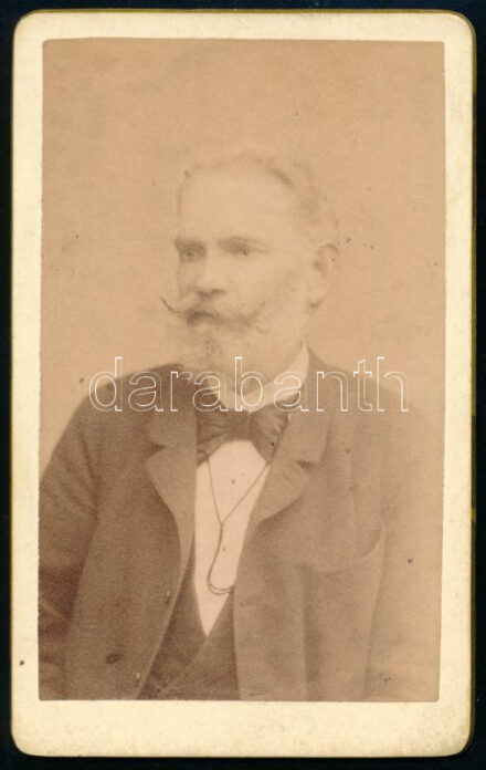 cca 1890 Női portré, keményhátú fotó Chryasztel Ignatz szolnoki műterméből, 10,5×6,5 cm