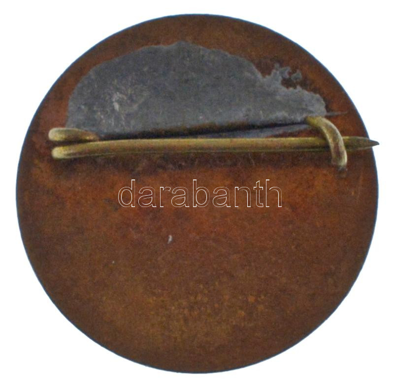 1962. 'Dalos Találkozó Lébény 1962 - F.M.SZ.' zománcozott bronz jelvény (20mm) T:AU - Image 2