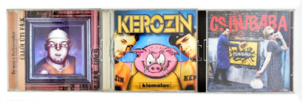 3 db zenei CD: Csinibaba - Tímár Péter filmjének zenéje, Kerozin - Kismalac, Üllői Úti Fá:k - Én meg a Farkasember
