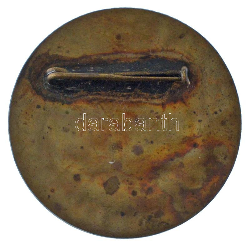 ~1970-1980. '10 év a Magyar Zenekultúra Szolgálatában' zománcozott bronz jelvény (28mm) T:AU - Image 2