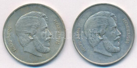 1947. 5Ft Ag 'Kossuth' (2x) T:XF patina, kis ph Adamo F8.1