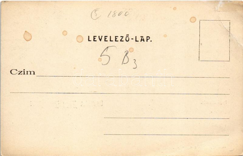 1903 Budapest XXII. Nagytétény, hajóállomás. Szakály Károly kiadása (EB) - Image 2