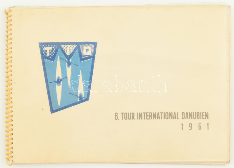 1961 VI. Nemzetközi Duna-Túra ismertető füzete, 14,5x10 cm