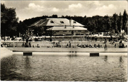 Hajdúszoboszló, gyógyfürdő. Képzőművészeti Alap (fl)