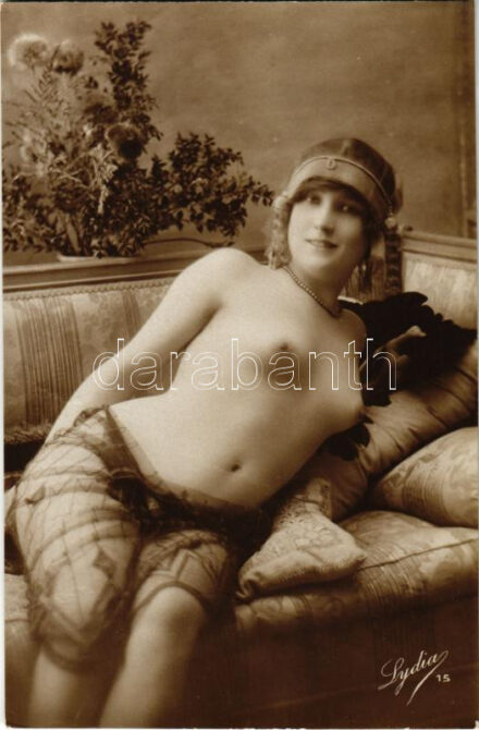Meztelen erotikus hölgy / Vintage erotic nude lady. Lydia 15. - Non-PC