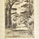 Komjáti-Wanyerka Gyula (1894-1958): Nyár. Rézkarc, papír, jelzett, 38x29 cm