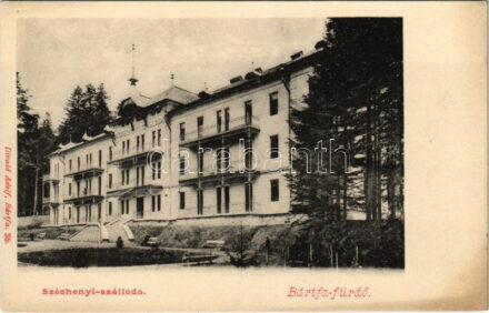 Bártfa, Bártfafürdő, Bardejovské Kúpele, Bardiov, Bardejov; Széchenyi szálloda. Divald Adolf 35. / hotel, spa (fl)