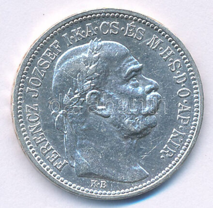 1915KB 1K Ag 'Ferenc József' T:AU Adamo K5.1