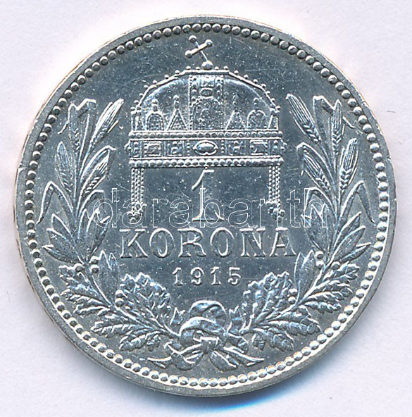 1915KB 1K Ag 'Ferenc József' T:AU Adamo K5.1 - Image 2