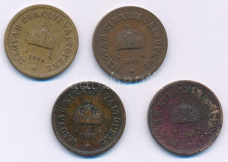 1894-1914. 2f bronz (4xklf) T:XF-F - Image 2