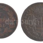 1763. Rézdénár 'Mária Terézia / zárt korona' + 1781S 1/2kr Cu 'II. József' T:VF,F