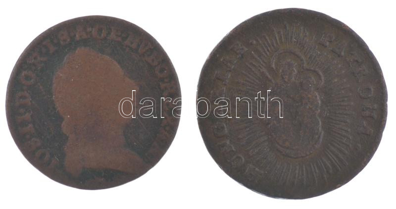 1763. Rézdénár 'Mária Terézia / zárt korona' + 1781S 1/2kr Cu 'II. József' T:VF,F - Image 2